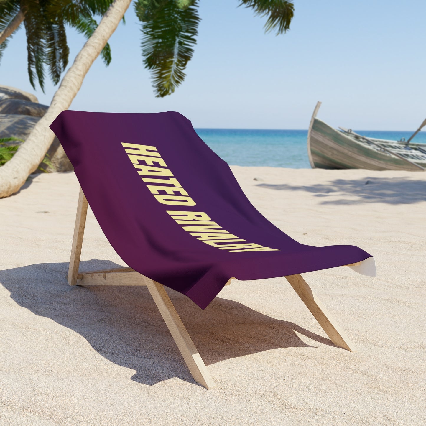 Heated Rivalry Beach Towel