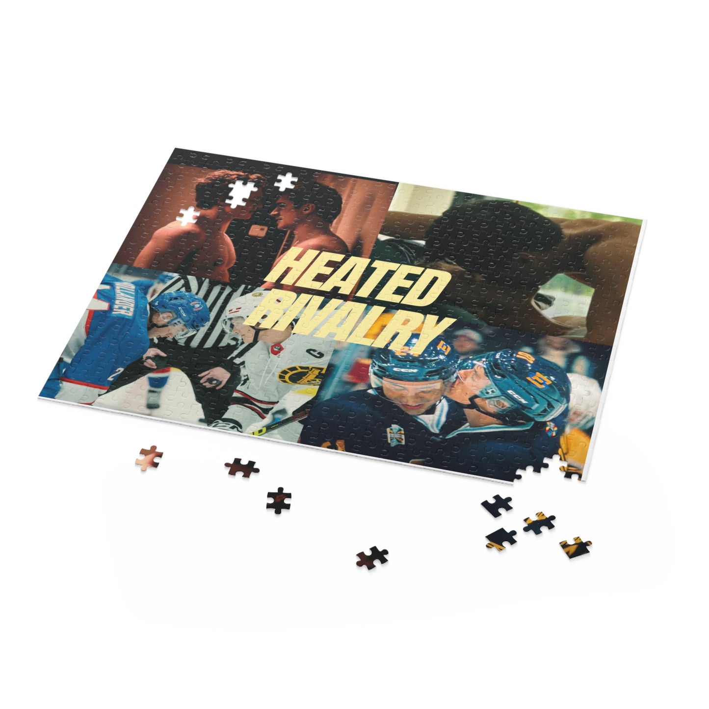 Heated Rivalry Collage 500-Piece Jigsaw Puzzle