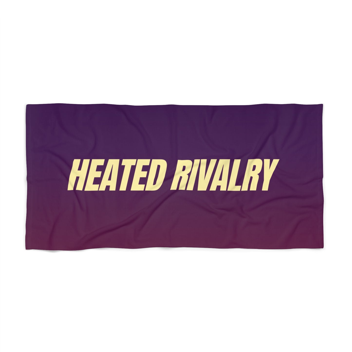 Heated Rivalry Beach Towel