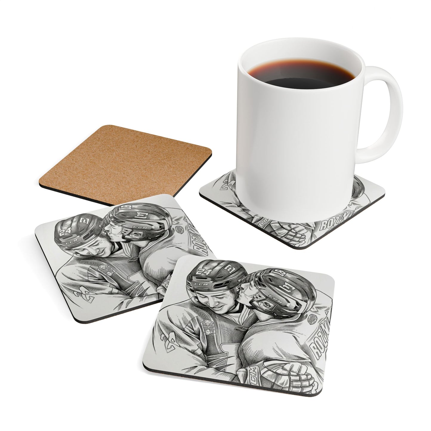 All Star Game Cork Coaster Set